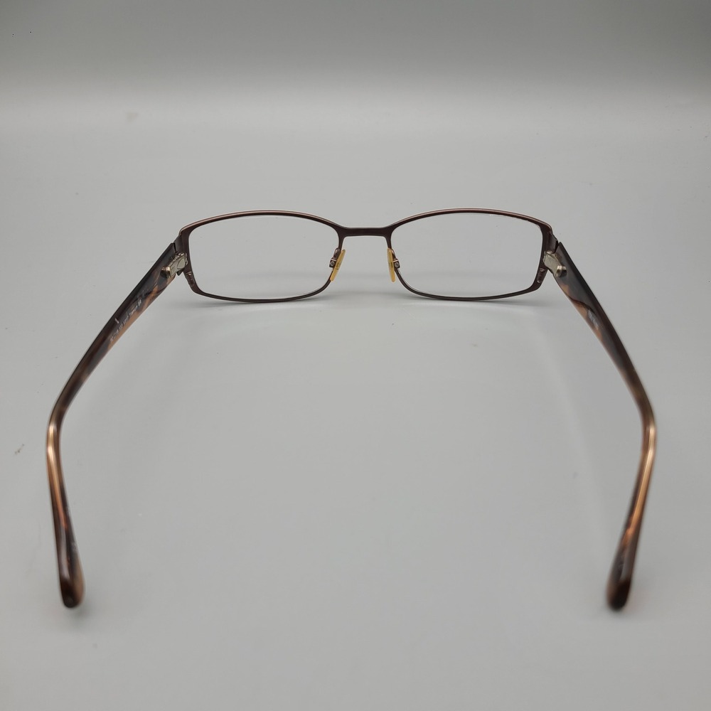 Vera Wang V017 Brown Titanium Rectangular Eyeglas… - image 5